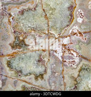 Banded calcite onyx marble tile Stock Photo