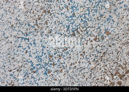 White, blue and brown weathered concrete surface abstract textured background Stock Photo