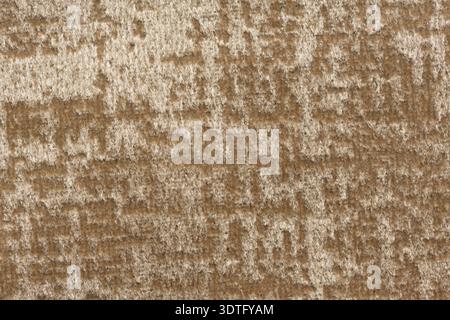 Unique textile background in light brown tone. Stock Photo