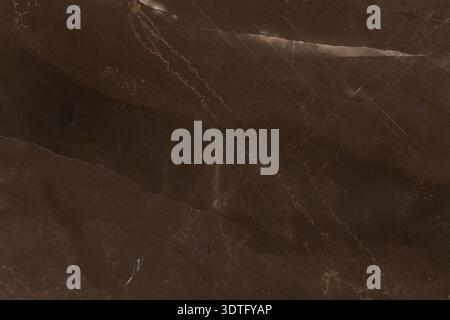 Dark brown marble background. Brown marble texture. Stock Photo