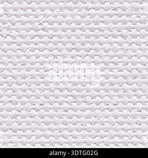Acrylic canvas texture in shiny white color for new project work. Seamless pattern background. Stock Photo