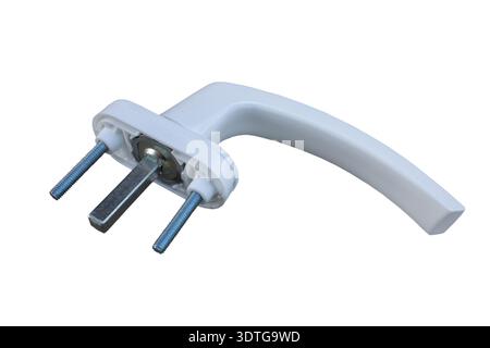 window handle isolated on white background Stock Photo