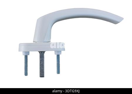 window handle isolated on white background Stock Photo