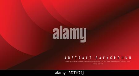 Geometric shape red background design, modern background template for your project, web, poster, blog and advertising. vector background with red Stock Vector