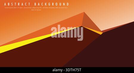 Abstract background with high quality for advertising. colorful orange and brown background, abstarct background for web, vector eps 10 Stock Vector