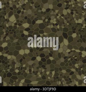 Seamless vector pattern geometric composition of colored mosaic background. Stock Vector