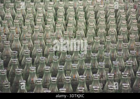 Bottles - Glass recycle Stock Photo
