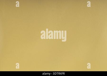 Yellow Beige Smooth Genuine Leather Texture Background Stock Photo