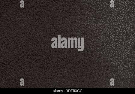 Dark Brown Grainy Leather Texture Background Close Up Stock Photo