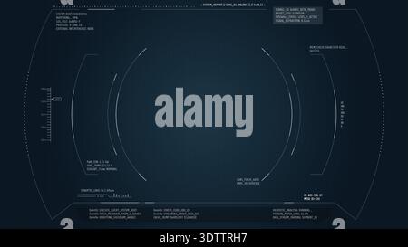 Futuristic video recording device with realistic text elements Stock Vector