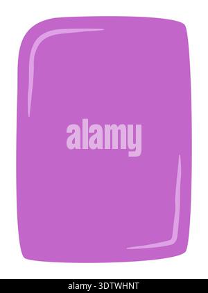 Hand Drawn Organic Rectangle Sticker Frame Stock Vector