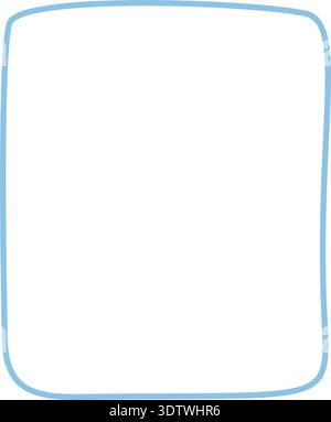 Hand Drawn Fluid Quote Rectangle Frame Stock Vector