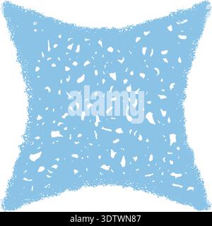 Festive Crayon Firework Star Sketch Stock Vector