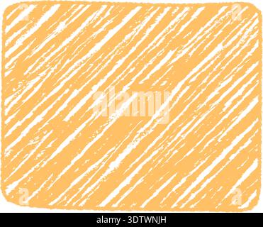 Crayon Hand Drawn Quote Box Sketch Stock Vector