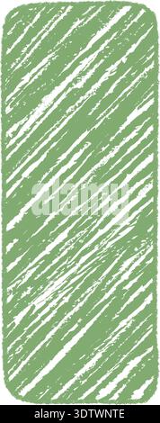 Organic Crayon Quote Frame With Diagonal Sketch Stock Vector