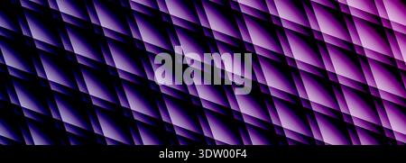 Colorful geometric structure featuring neon lights and holographic highlights in cyberpunk theme. Futuristic neon design. Vivid reflective surfaces Stock Vector