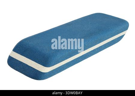 Rubber eraser isolated on white background Stock Photo