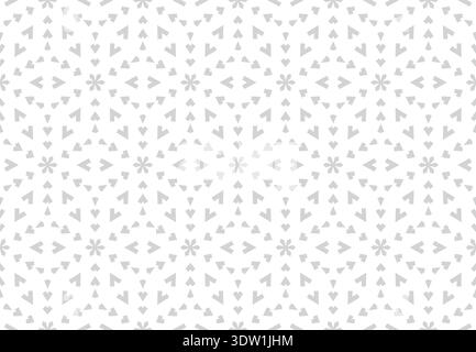 Abstract geometric pattern with lines A seamless vector background. White and grey texture. Graphic modern pattern Stock Vector