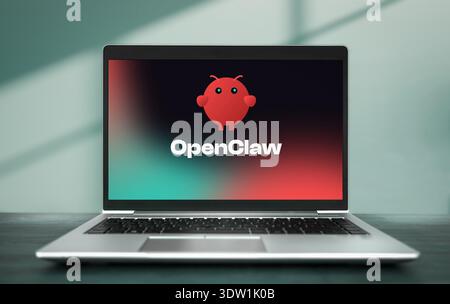 OpenClaw Agent software logo Stock Photo
