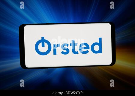 In this photo illustration, the logo of Danish company Breye ...