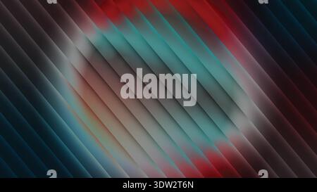 Vibrant Turquoise- Red Swirling Gradient Background with Diagonal Striped Motion Streaks -Background vector Stock Vector