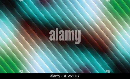 Neon-lit diagonal translucent gradient background with soft cyan, teal, and warm gradient streaks -Background vector Stock Vector