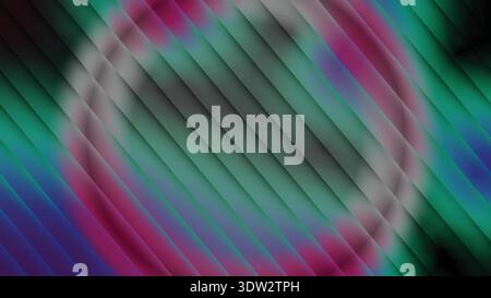 Radiant Diagonal Gradient Background with Overlaid Ethereal Pink- Green- Blue Circular Glow -Background vector Stock Vector