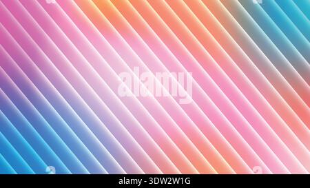 Vibrant Rainbow Diagonal Gradient Background Stripes -Background abstract gradient background colorful diagonal stripes-background vector Stock Vector