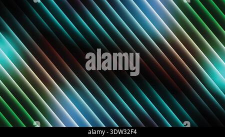 Vibrant Diagonal Light Streaks with Cyan Teal Gradient Over Warm Amber Background -Background abstract light patterns-Background vector Stock Vector