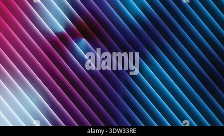 Vibrant diagonal neon gradient stripes with soft purple-blue overlay gradients on smooth background texture -Background vector Stock Vector