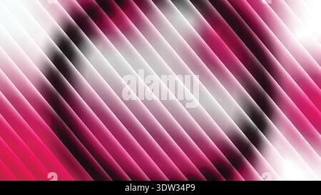 Vibrant Diagonal Pink and White Gradient Stripe Background with Soft Circular Blur Overlay -Background vector Stock Vector