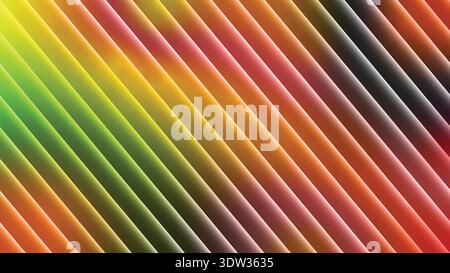 Vibrant Electric Gradient Stripe Background with Soft Electric Green to Warm Orange Transitions -Background vector Stock Vector