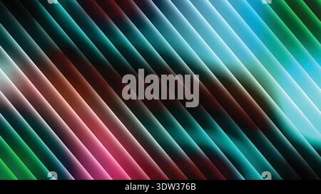Vibrant Diagonal Gradient Background with Neon- Like Color Blending Stripes -Background abstract background vector Stock Vector