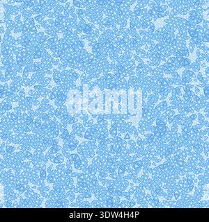Tileable abstract background. Multiple repeated inner triangles. Tiny triangles size. One tone colored style. Seamless pattern. Trending vector tiles. Stock Vector