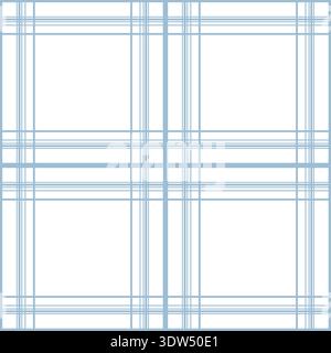 Checkered background, seamless pattern. Vector illustration.. Blue stripes of different thicknesses isolated on a white background. For printing on te Stock Vector