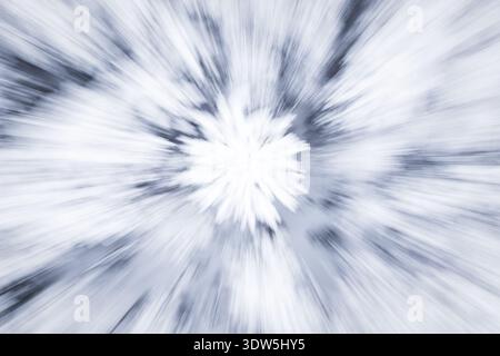 Aerial view of an abstract, blurred expanse of white, resembling a snow-covered landscape seen from above, Ruka, Pohjois-Pohjanmaa, Finland. Stock Photo