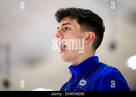 Team Italy - men, Stefano Spiller. World Junior Curling Championships ...