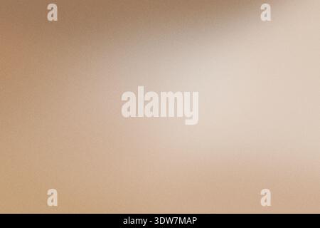 Soft beige brown background showing blurry gradient with delicate texture and warm light Stock Photo