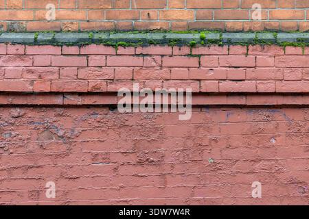 Multicolor Old Brick Wall Texture Background Stock Photo