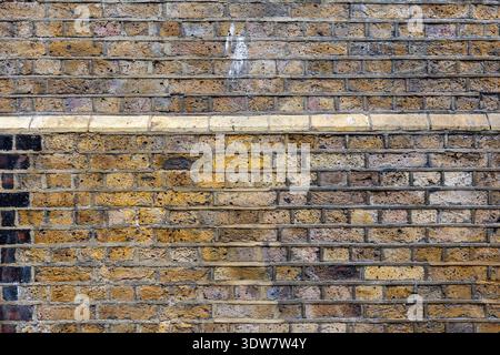 Multicolor Old Brick Wall Texture Background Stock Photo