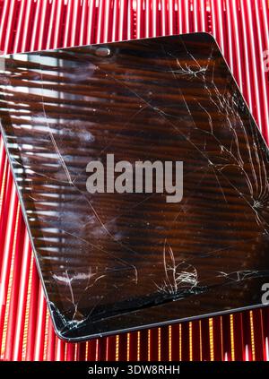 Close up of a broken iPad, 2026, United States Stock Photo