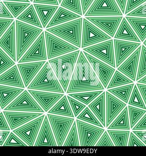 Abstract template background. Large triangles. Multiple repeated inner triangles. Single color tone style. Repeatable pattern. Elegant vector tiles. Stock Vector