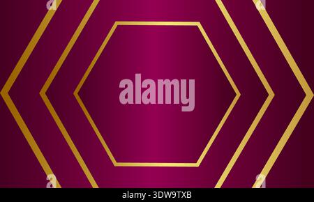 Abstract Dark Pink Presentation Background, can be used for business designs, presentation designs or any suitable designs. Stock Vector