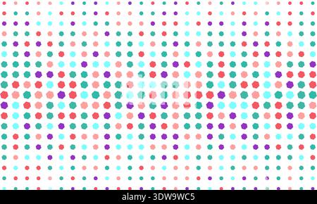 Abstract Colorful Hexagon Seamless Pattern, can be used for business designs, presentation designs or any suitable designs. Stock Vector