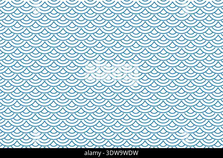 Abstract Fish Scale Pattern, can be used for business designs, presentation designs or any suitable designs. Stock Vector