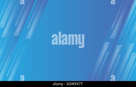 Abstract Shiny Gradient Blue Background, can be used for business designs, presentation designs or any suitable designs. Stock Vector