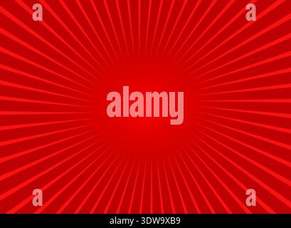 Abstract red sun rays background, can be used for business designs, presentation designs or any suitable designs. Stock Vector