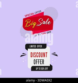 Best Sale Banner Collection, can be used for business designs, presentation designs or any suitable designs. Stock Vector