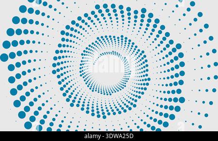 Blue Halftone Abstract Background, can be used for business designs, presentation designs or any suitable designs. Stock Vector
