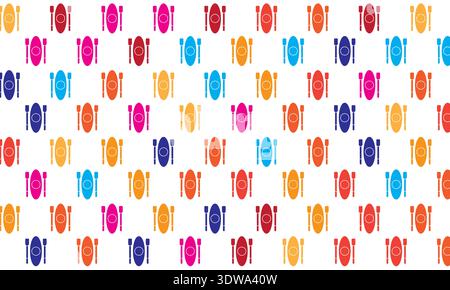 Colorful Kayak Seamless Pattern Background, can be used for business designs, presentation designs or any suitable designs. Stock Vector